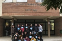 IV Marcha solidaria por la Paz- Gotas de Níger en el I.E.S. Ramón y Cajal de Tocina. (4º ESO A)